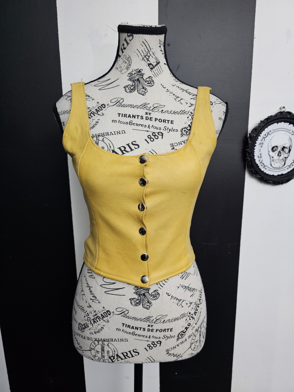 Authentic Buckskin Hyde Corset
